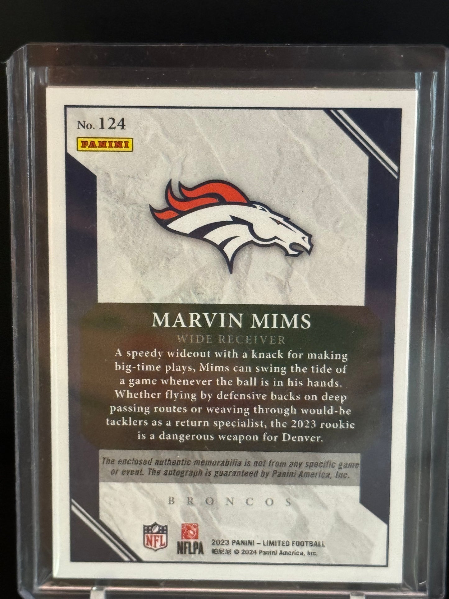 Marvin Mims Limited RPA 24/25