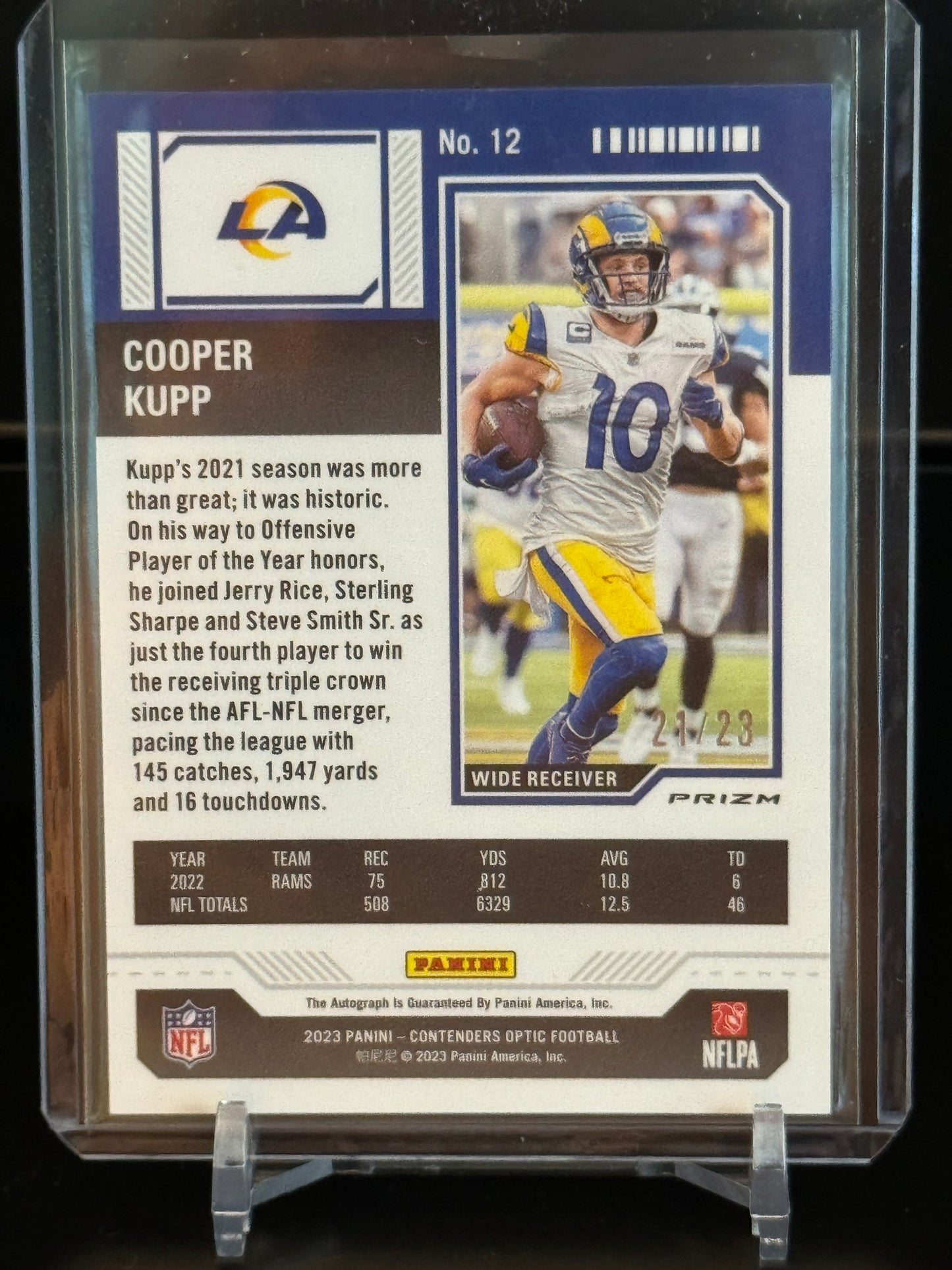 Cooper Kupp optic contenders auto 21/23